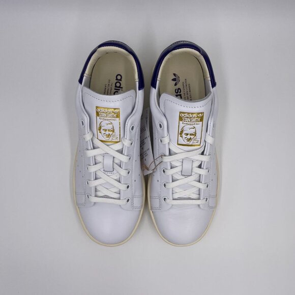 adidas Stan Smith Lux White / Purple Women's Shoes - Picture 5 of 8